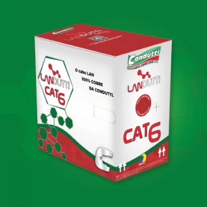 CABO LANDUTTI UTP CAT 6 (HD) 4P CMX 250MHZ CZ CX0305M<br/>