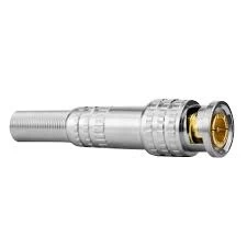CONECTOR BNC MOLA C/ PARAFUSO RG59 - GOLD<br/>