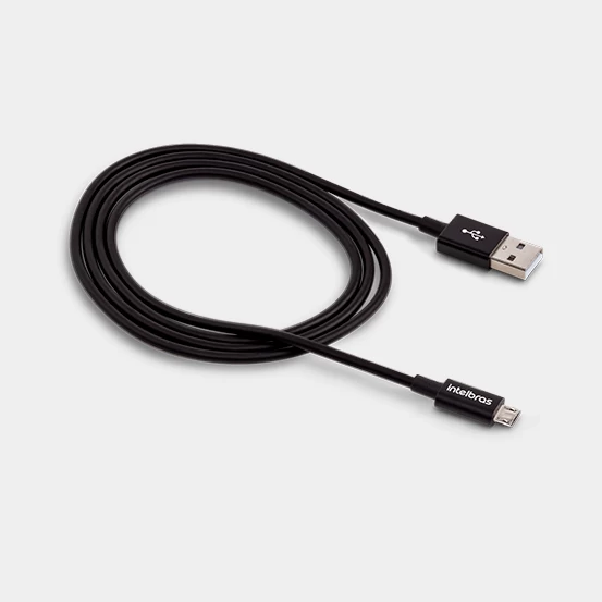 CABO USB - MICRO USB 1,2M PVC PRETO EUAB 12PP<br/>