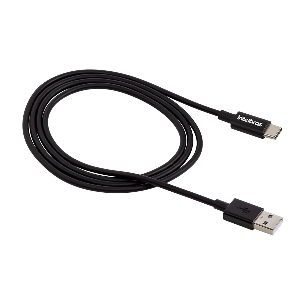 CABO USB - USB-C 1,2M PVC PRETO EUAC 12PP<br/>